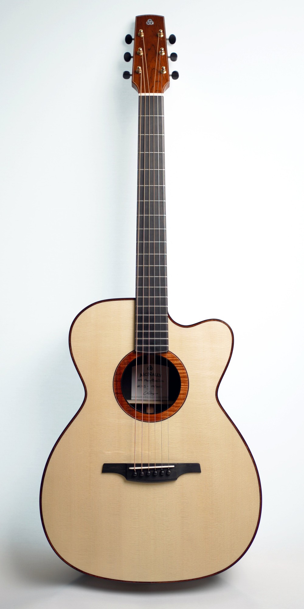 McNally Guitars McNally OMC Swiss Alpine Moon Spruce/Brazilian Rosewood