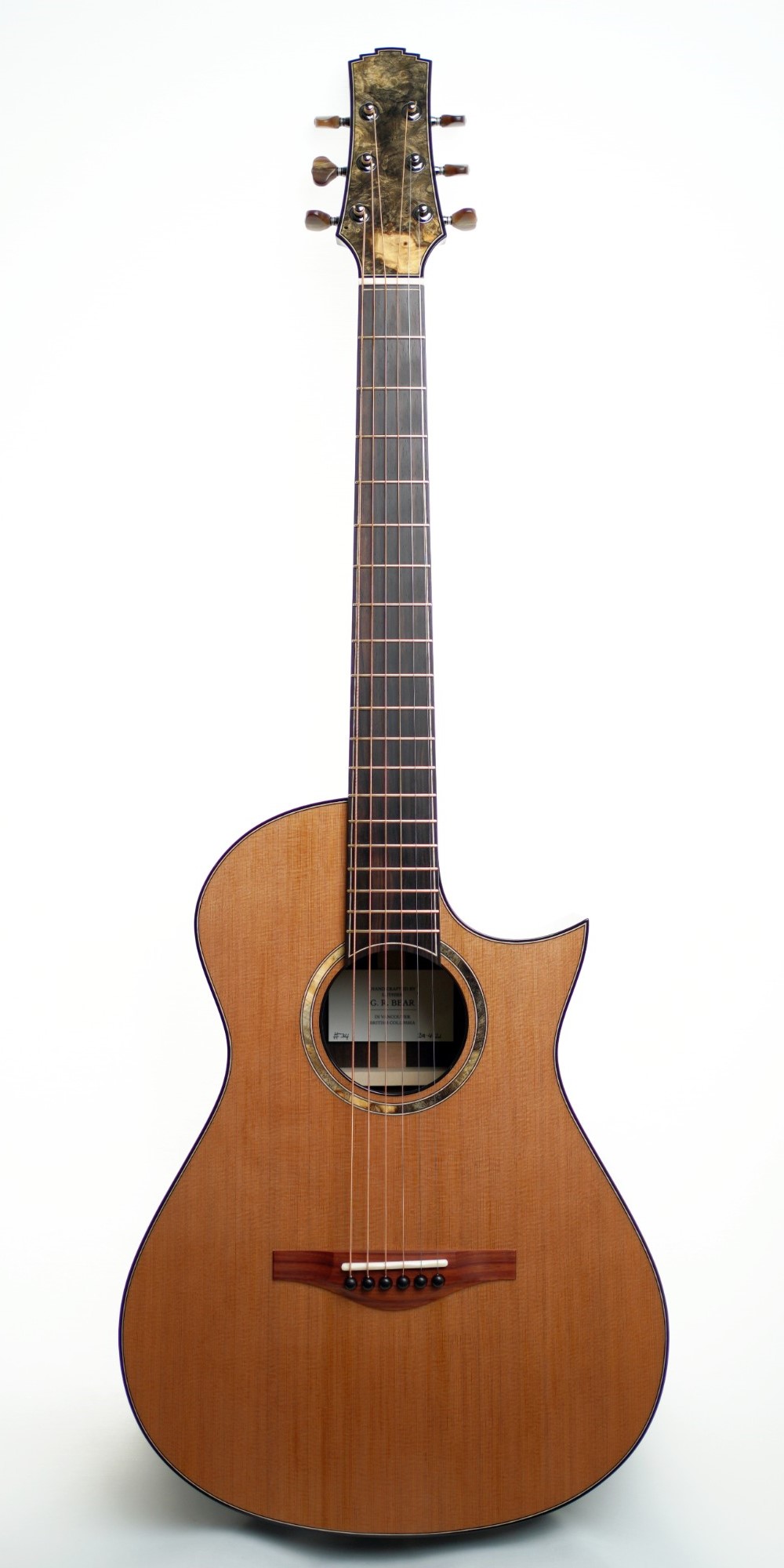 G.R. Bear Guitars G.R. Bear 00-C Western Cedar/Wenge